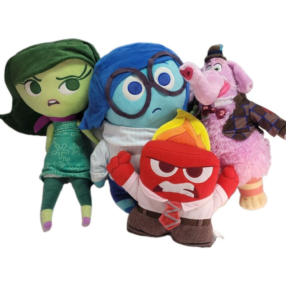 Inside‎ Out Bing bong Disgust Sadness Anger Plush Disney Pixar 12"-19" Emotions